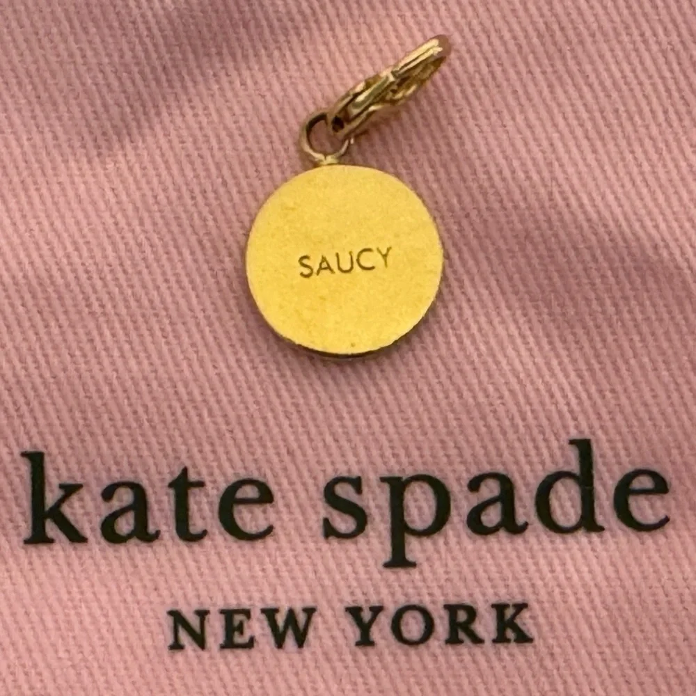 KATE SPADE Emoji Saucy 12 KT Charm (No Bracelet) - Picture 4 of 5